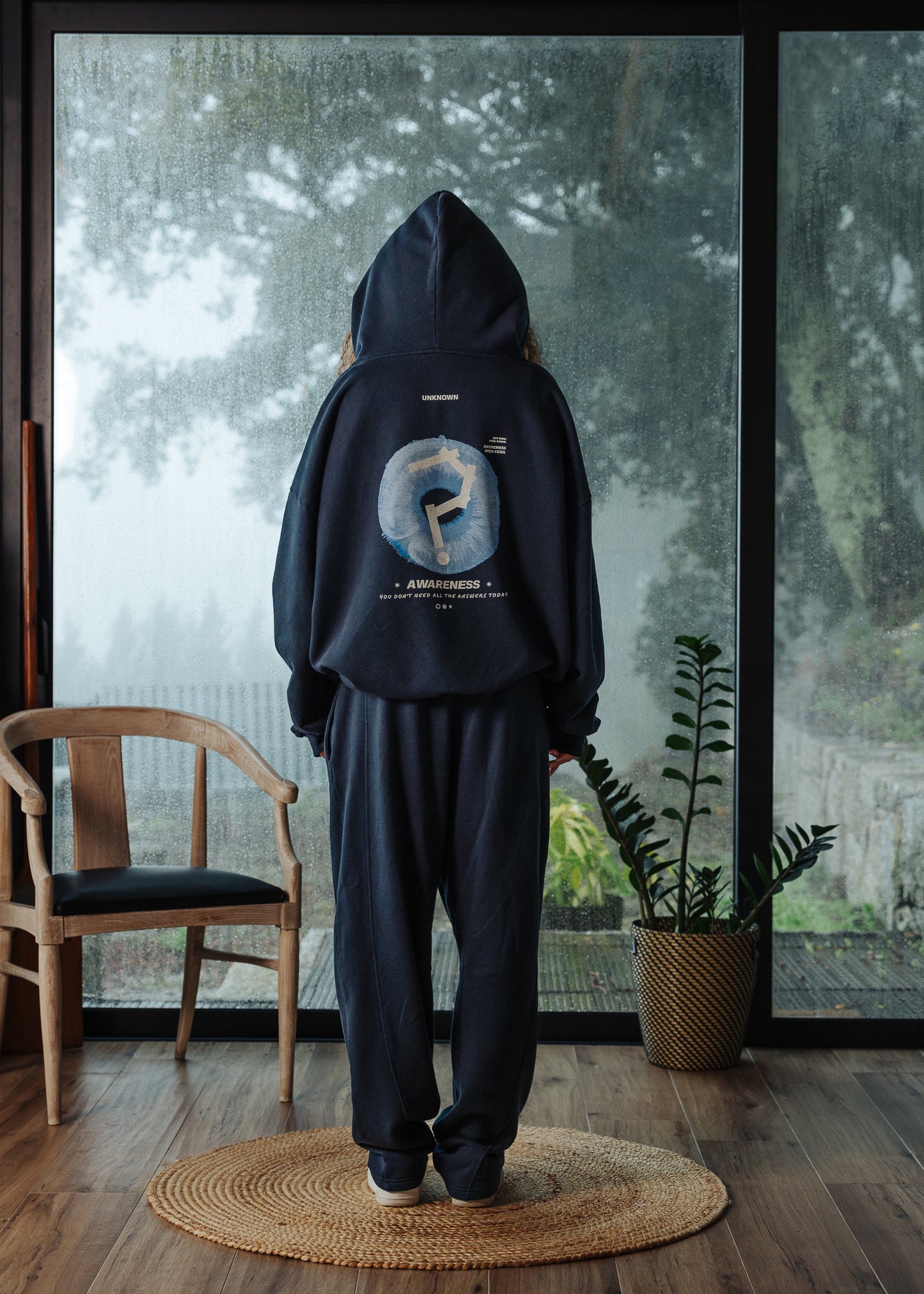 Deep Navy Hoodie (Fear of the Unknown)