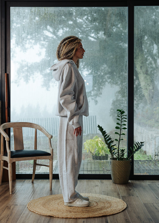 HEATHER GREY TRACKSUIT (Fear of Regret)