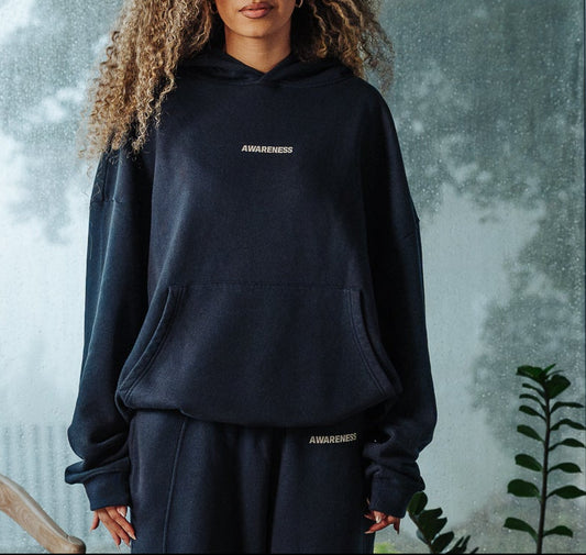 Deep Navy Hoodie (Fear of the Unknown)