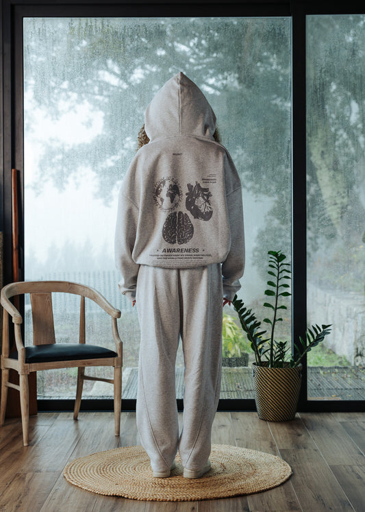 Heather Grey Hoodie (Fear of Regret)