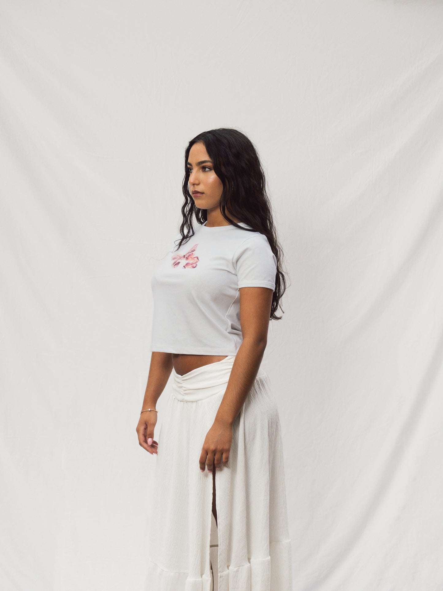 LIGHTSHIFT CROP TOP | WHITE