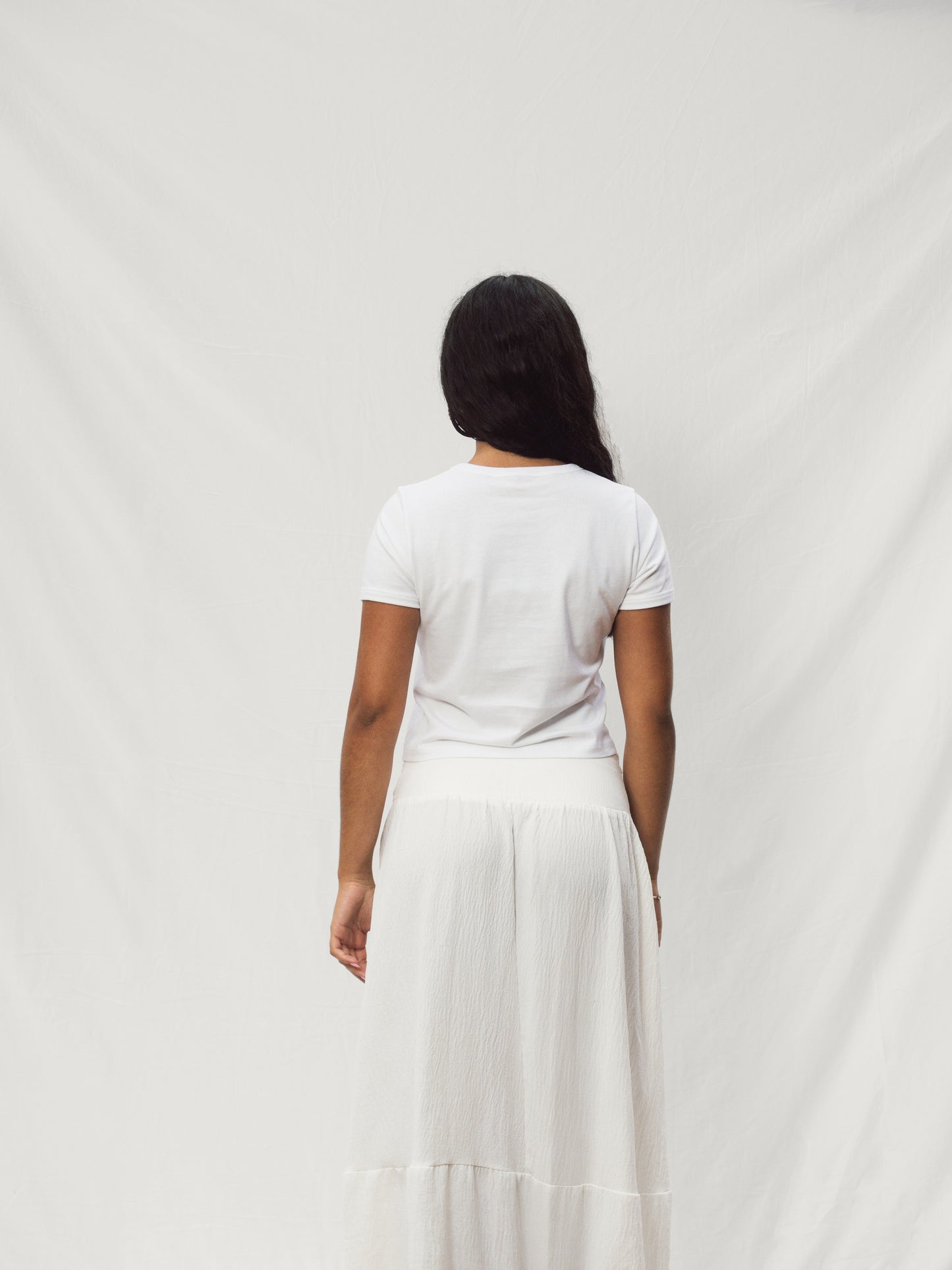 LIGHTSHIFT CROP TOP | WHITE