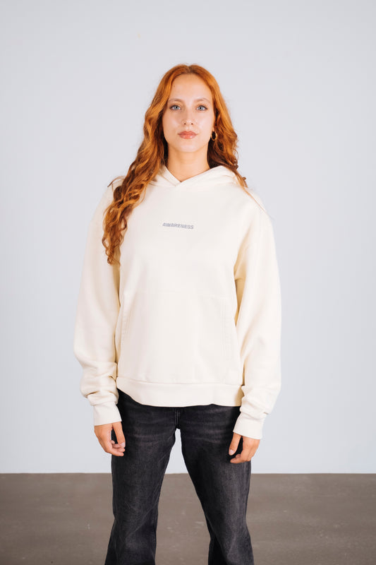 PRESENT | FUTURE HOODIE WHITECAP GREY