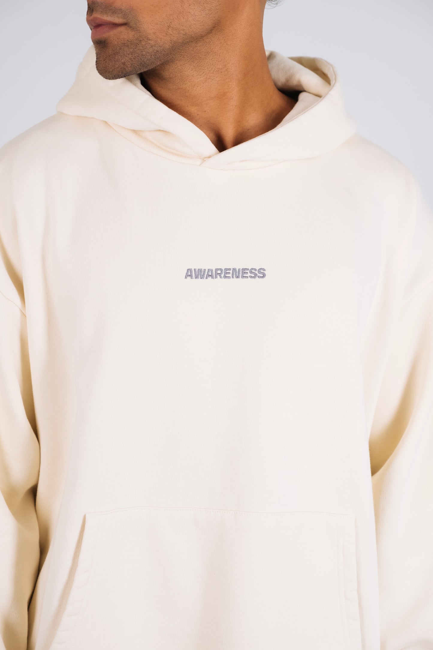 PRESENT | FUTURE HOODIE WHITECAP GREY