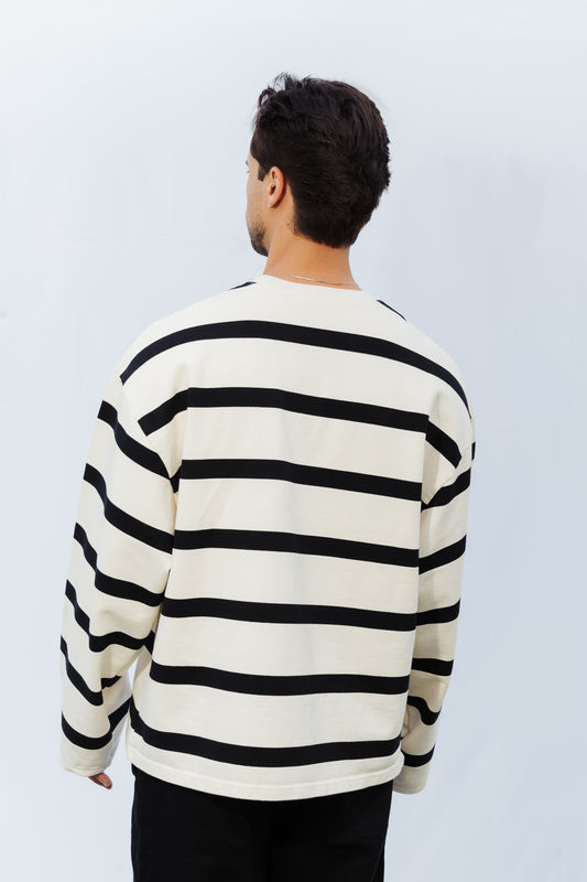 BLACK STRIPES LONG SLEEVE