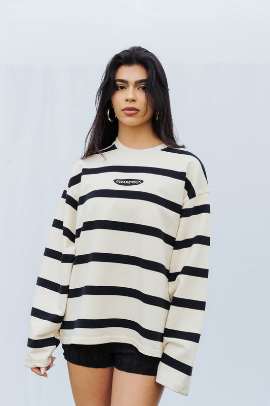 BLACK STRIPES LONG SLEEVE