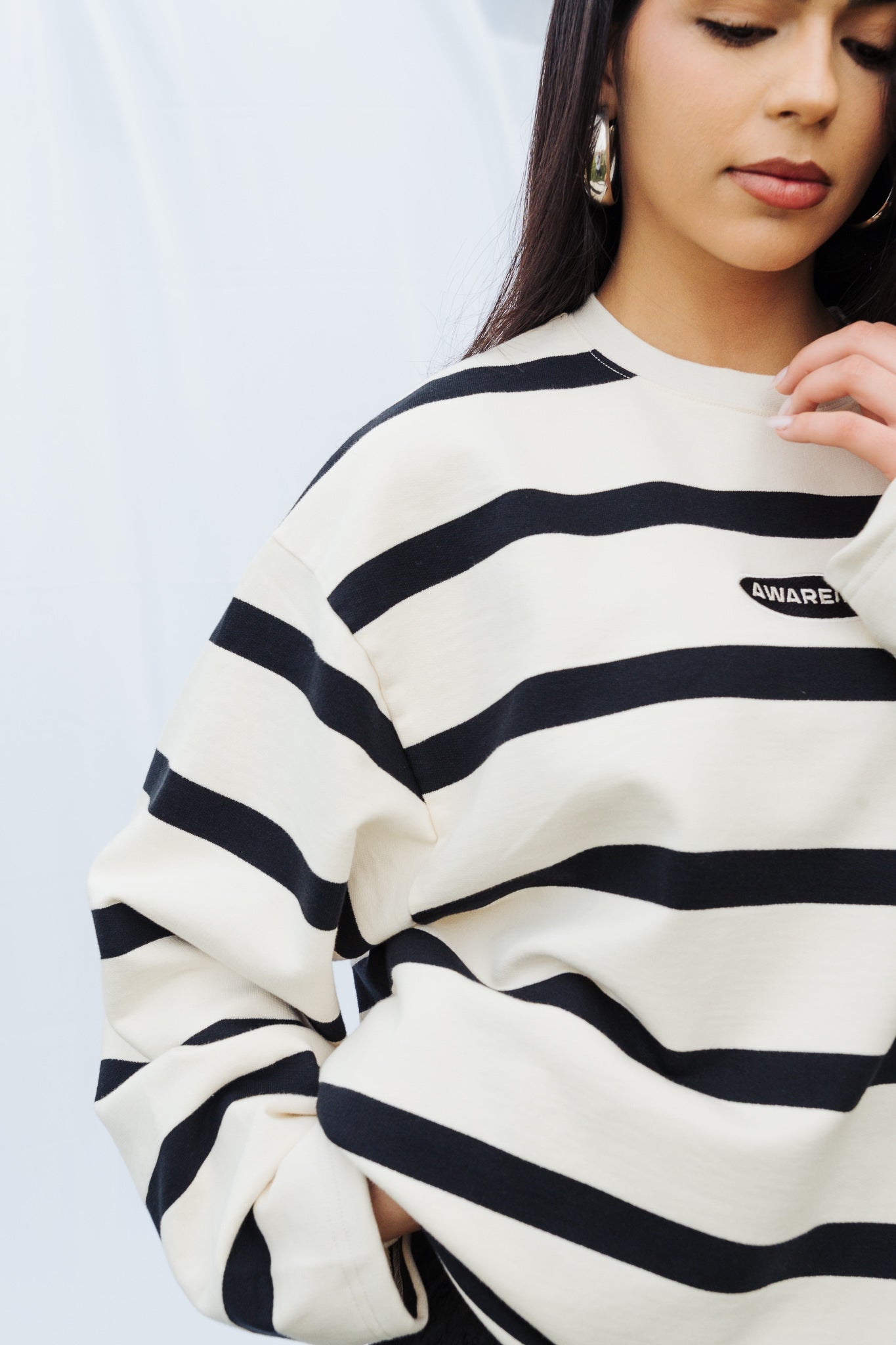 BLACK STRIPES LONG SLEEVE
